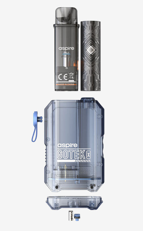 Aspire Gotek X Pod Kit + FREE 10ml E-Liquid