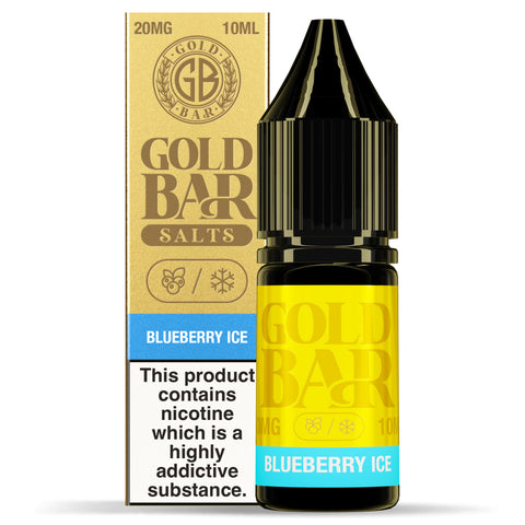 *NEW* 10ml Blueberry Ice by Gold Bar Nic Salts