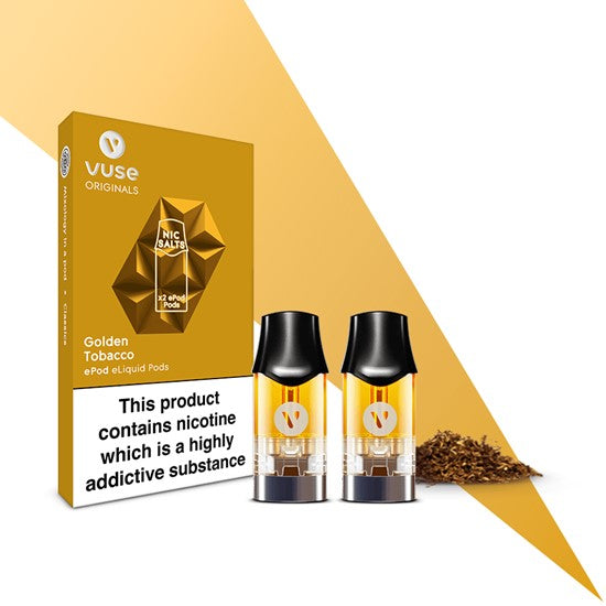 Vuse Golden Tobacco Classic Flavour Pods Vuse Golden Tobacco Classic Flavour Pods