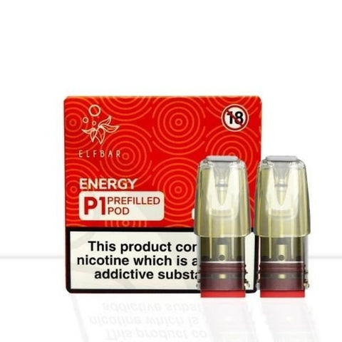 CLEARANCE OFFER: Energy 20mg Elf Bar Mate P1 Pods (1 Pack)
