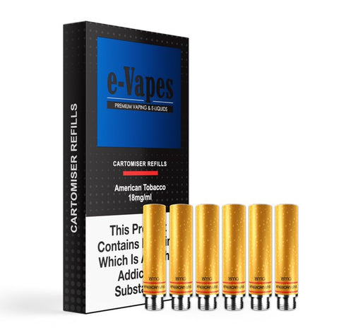 BUNDLE OFFER: e-Vapes Cartomizers - American Tobacco