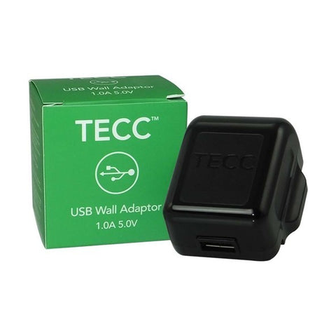 TECC 1.0A USB Mains Plug Adaptor