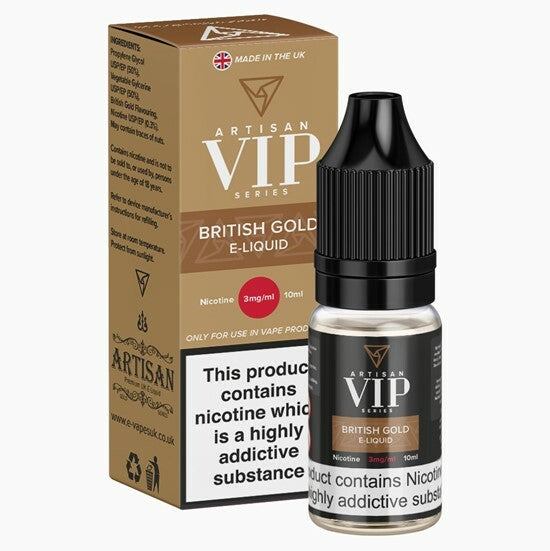 Vip Spray Gold British Gold by Artisan VIP – e-Vapes