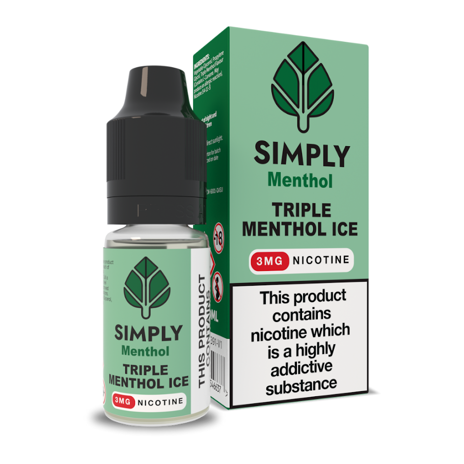 10ml Triple Menthol Ice by Simply Menthol E-Liquid 10ml Triple Menthol Ice by Simply Menthol E-Liquid