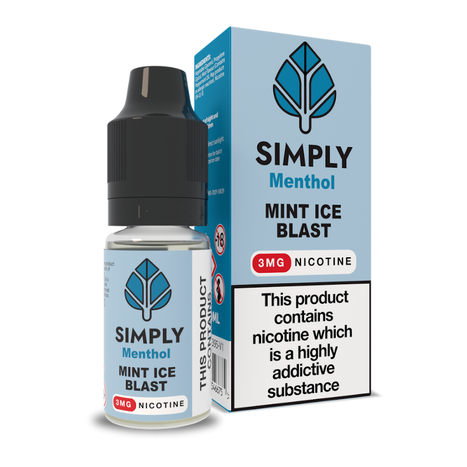 10ml Mint Ice Blast by Simply Menthol E-Liquid 10ml Mint Ice Blast by Simply Menthol E-Liquid