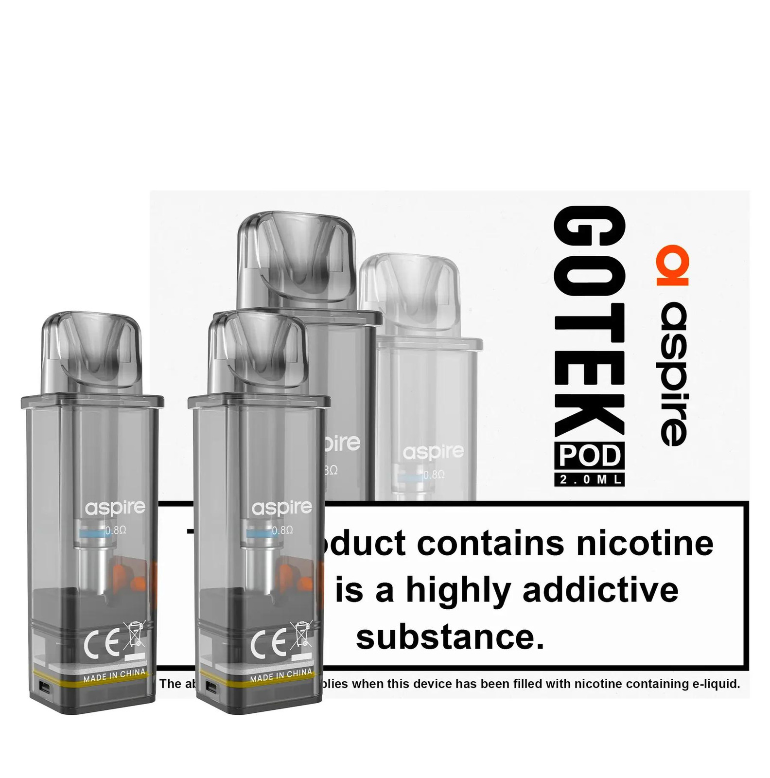 Aspire Gotek X 4.5ml Replacement Pod (Pack of 2)