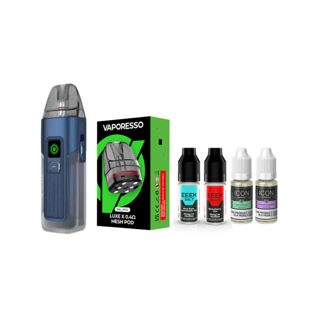Vaporesso Luxe X Pro Vs X2 Star Buy Bundle: Vaporesso Luxe X2 Kit + Pack of Vaporesso Luxe X Pro Vs X2 Star Buy Bundle: Vaporesso Luxe X2 Kit + Pack of