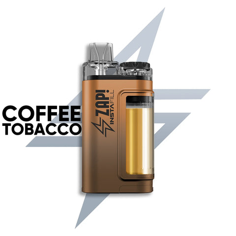 Zap! x Instafill Coffee Tobacco 20mg 3500 + FREE 10ml E-Liquid