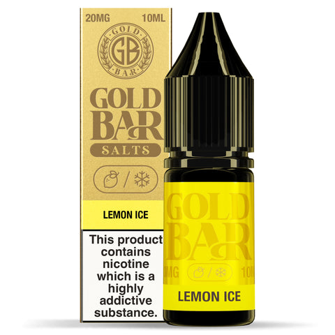 *NEW* 10ml  Lemon Ice by Gold Bar Nic Salts