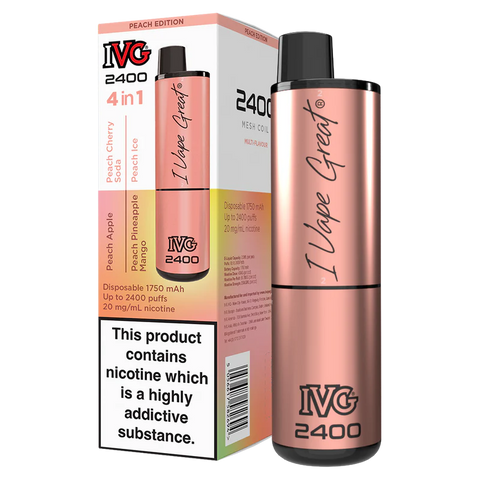 *NEW*  Peach Edition 20mg by IVG 2400