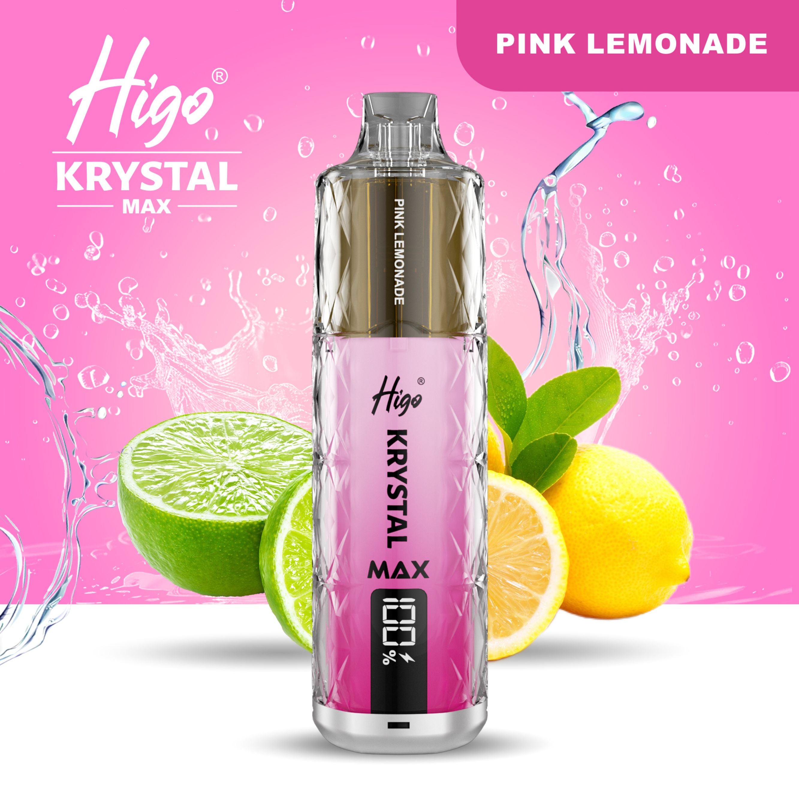 Pink Lemonade 20mg by Higo Krystal Max Pink Lemonade 20mg by Higo Krystal Max
