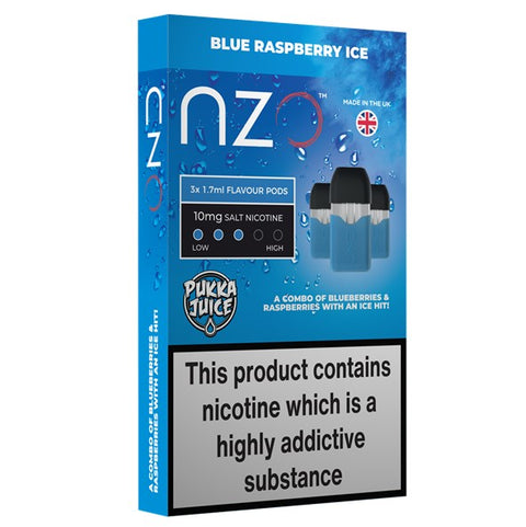 NZO Pod Cartridge - Blue Raspberry Ice 10mg