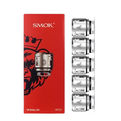 CLEARANCE OFFER: Smok V8 Baby Q4 0.4ohm Coils (Pack of 5)