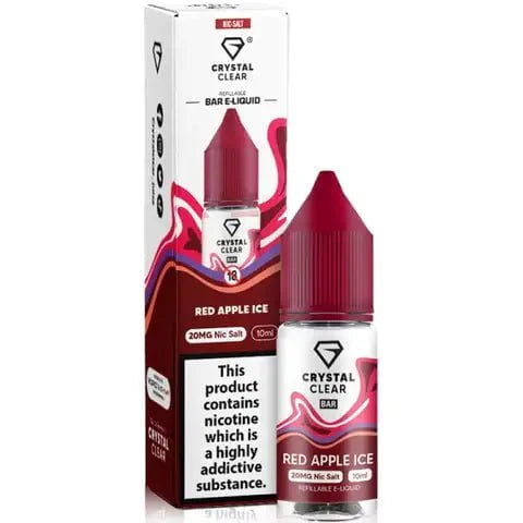 10ml Red Apple Ice by Crystal Clear Nic Salts