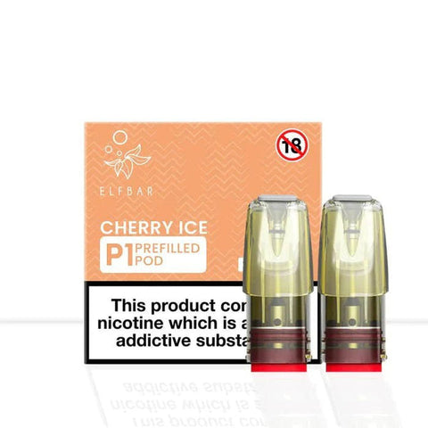 CLEARANCE OFFER: Cherry Ice 20mg Elf Bar Mate P1 Pods (1 Pack)