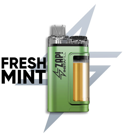 Zap! x Instafill Fresh Mint 20mg 3500 + FREE 10ml E-Liquid